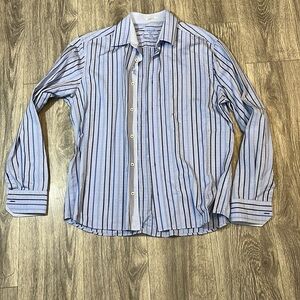 Men’s Bugatchi long sleeve dress shirt size L
